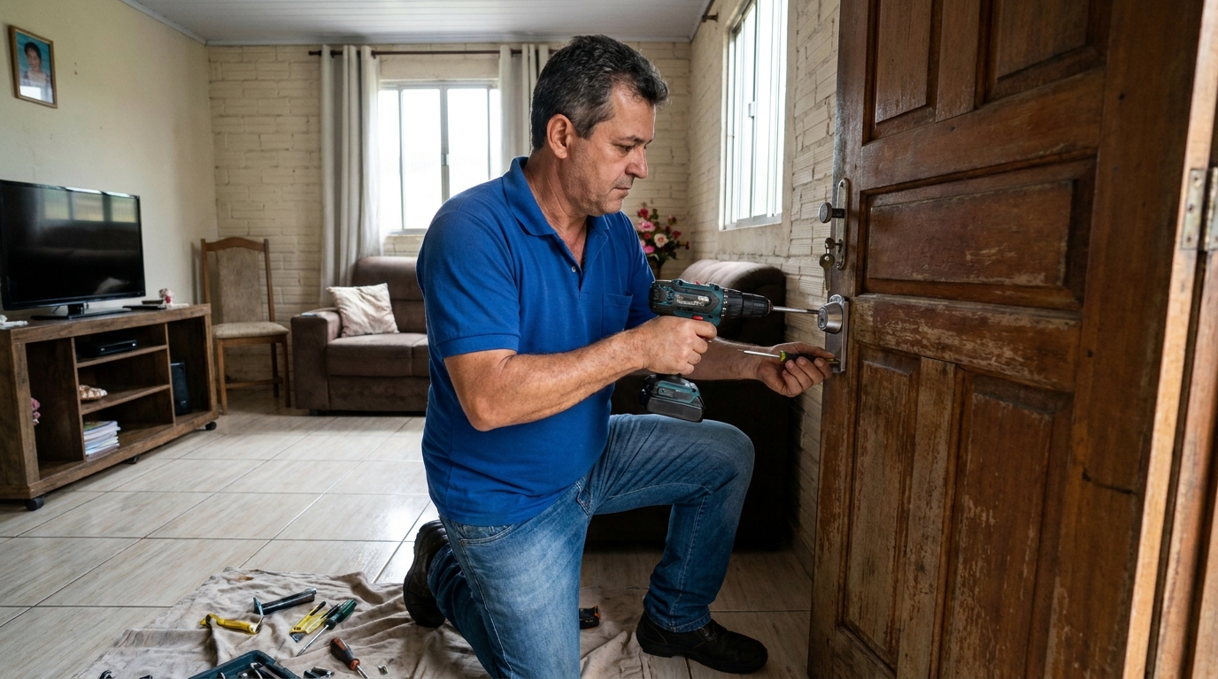 Serviço de Instalação de Fechadura Residencial no Guanandi, Campo Grande‑MS